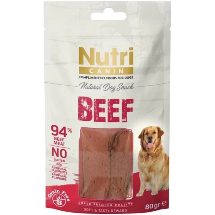 Nutri Canin %94 Sığır Etli Tahılsız Köpek Ödül Maması 80gr