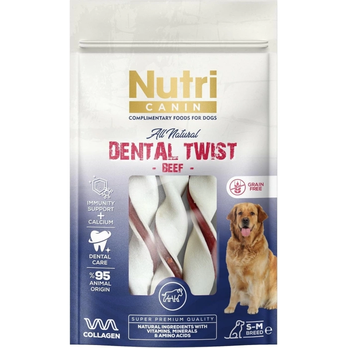 Nutri Canin Sığır Etli Dental Kemik 80gr