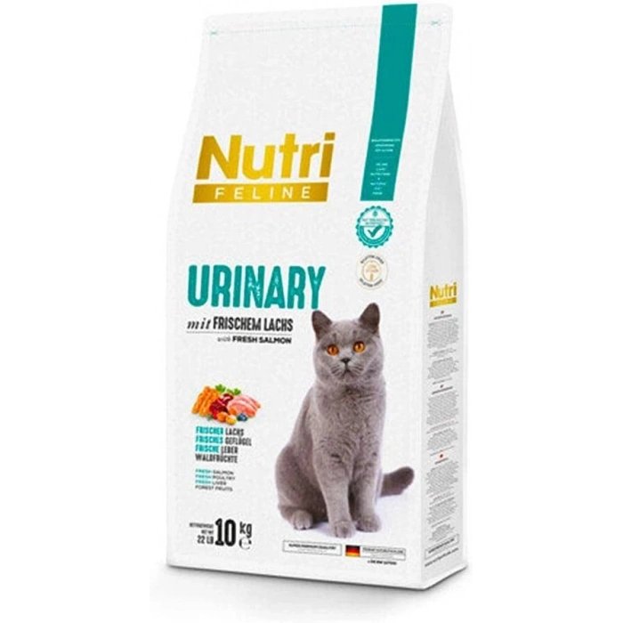 Nutri Feline Urinary Böbrek Sağlığı Destekleyici Somonlu Düşük Tahıllı Yetişkin Kedi Maması 10kg