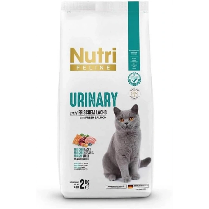 Nutri Feline Urinary Böbrek Sağlığı Destekleyici Somonlu Düşük Tahıllı Yetişkin Kedi Maması 2kg