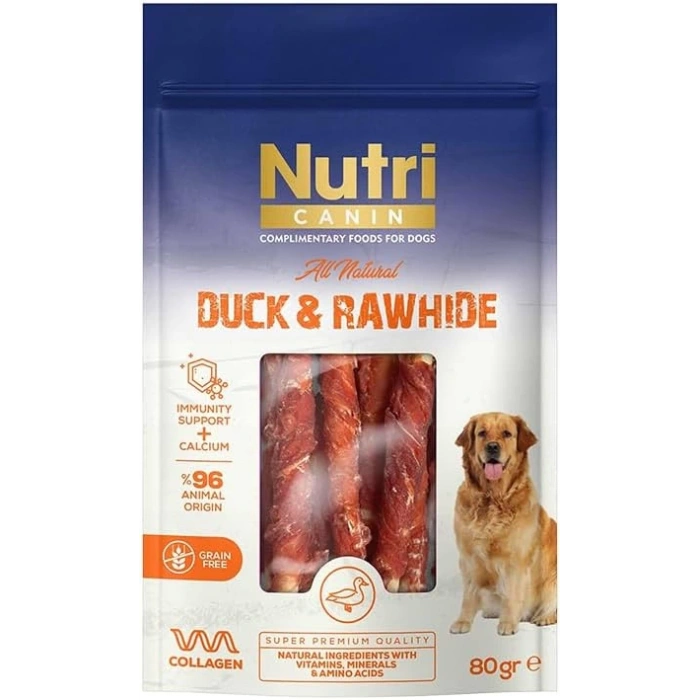 Nutri Ördek Sarılı Kemik Köpek Ödülü 80 Gr