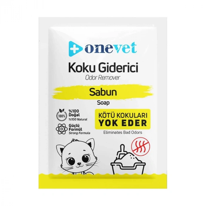 OneVet Antibakteriyel Koku Giderici Sabun 25g
