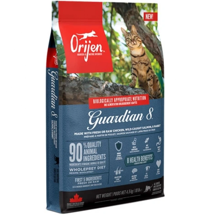 ORIJEN Guardian8 1,8 Kg - Yetişkin Kediler için Kedi Maması