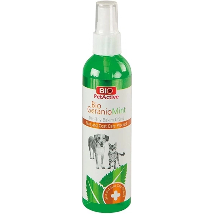 Pet Active Bio GeranioMint Deri-Tüy Bakım Spreyi 100ml