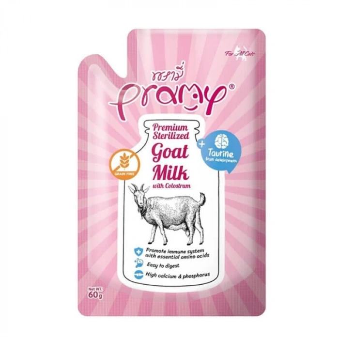 Pramy Kitten Kolostrum ve Taurinli Sterilize Keçi Sütü 60g