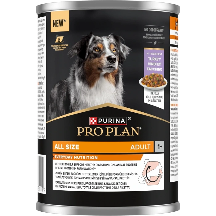 Pro Plan Everday Nutrition Hindi Etli Jöle içinde Yaş Köpek Maması 400gr