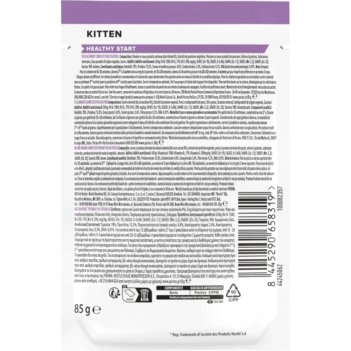 Pro Plan Pouch Hindili Yavru Kedi Konservesi 85gr 10lu Paket