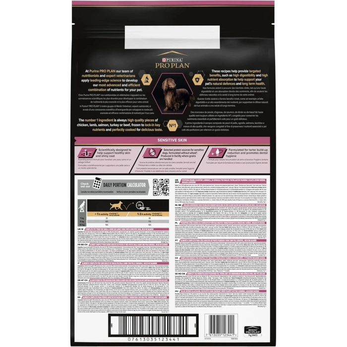 Pro Plan Sensitive Skin Somonlu Küçük Irk Yetişkin Köpek Maması 7kg