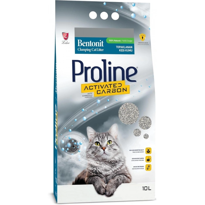 Proline Aktif Karbonlu Kedi Kumu 10 lt