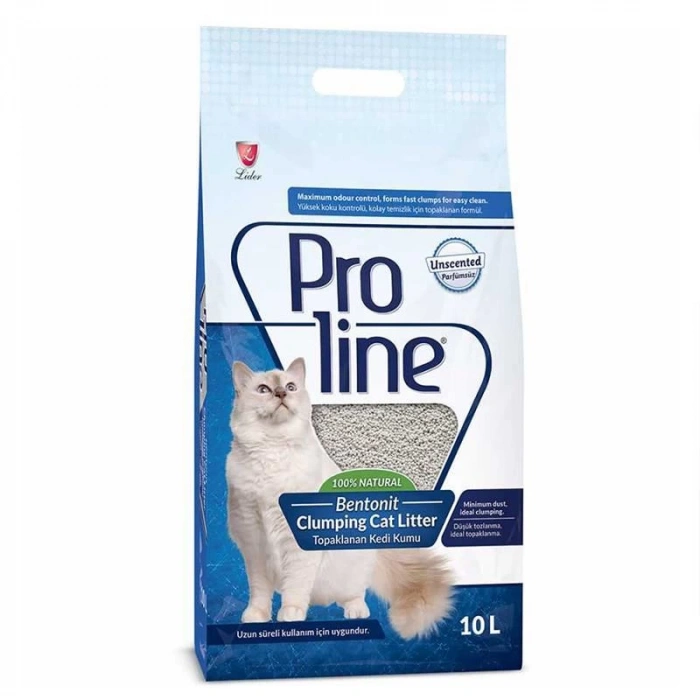 Proline Kokusuz Bentonit İnce Taneli Kedi Kumu 10lt
