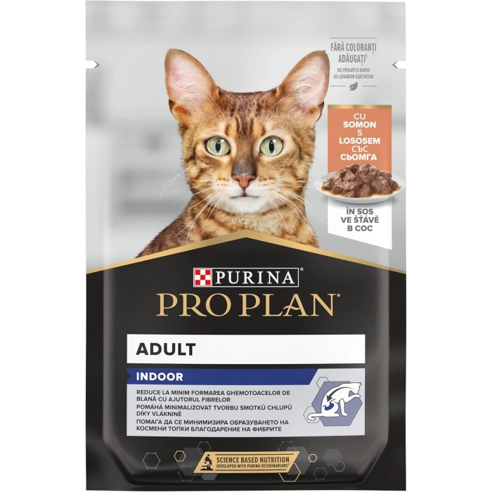 Proplan İndoor Somonlu Pouch Kedi Konservesi 85 Gr