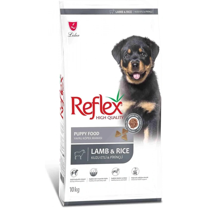 Reflex Kuzu Etli ve Pirinçli Yavru Köpek Maması 10kg