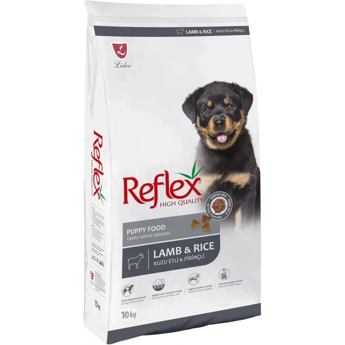 Reflex Medium Kuzu Etli Yavru Köpek Maması Açık 1 Kg