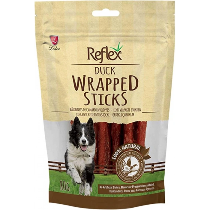 Reflex Ördek Sargılı Köpek Ödül Çubuğu 80gr