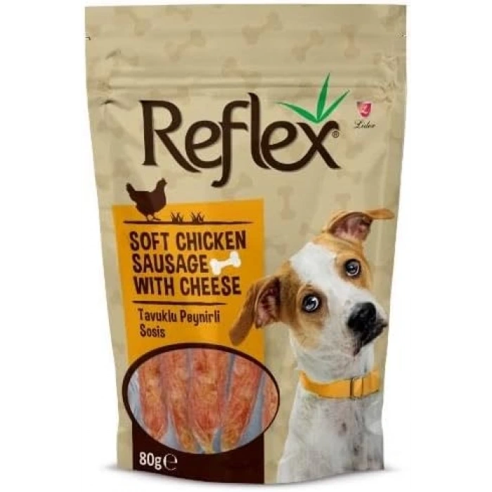 Reflex Peynirli Yumuşak Tavuk Parçacıkları Köpek Ödülü 80gr