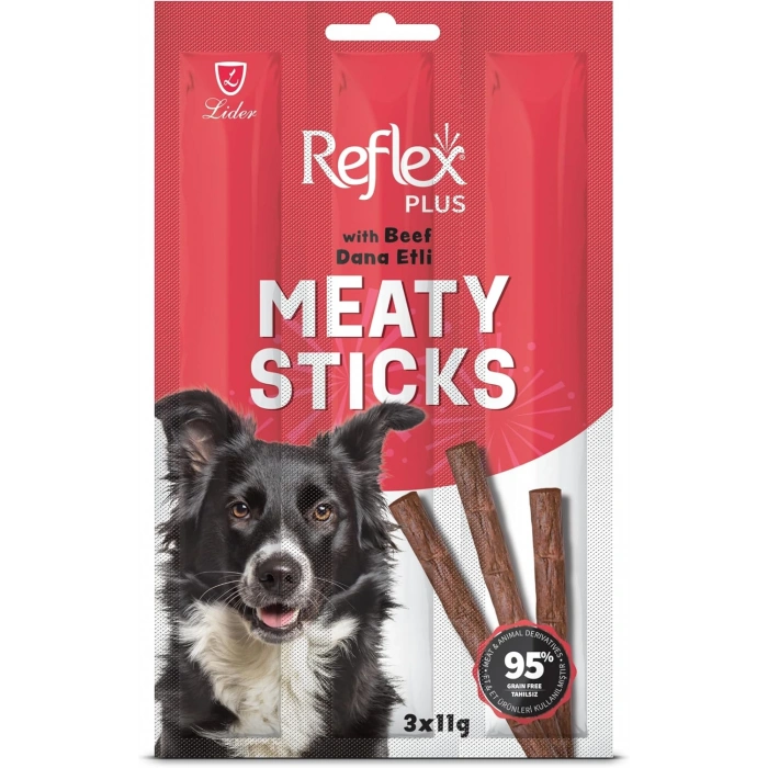 Reflex PLus Biftekli Köpek Ödül Çubuğu 3*11g