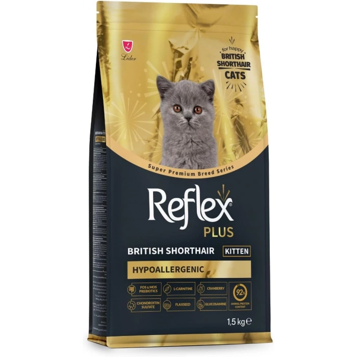 Reflex Plus HypoAllergenic British Shorthair Yavru Kedi Maması 1,5kg