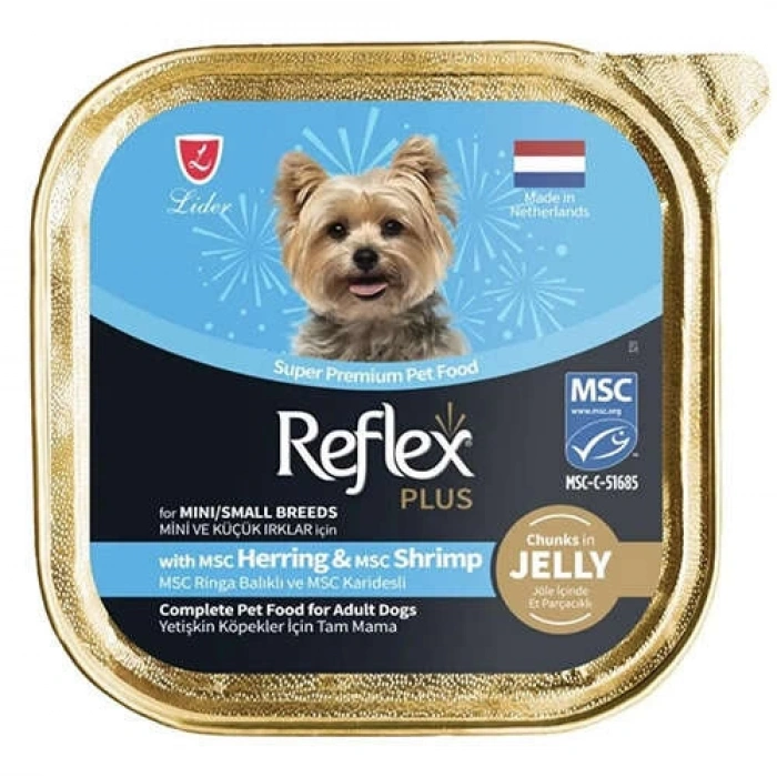 Reflex Plus Jelly Small Mini Ringa Balığı Karides 85 Gr