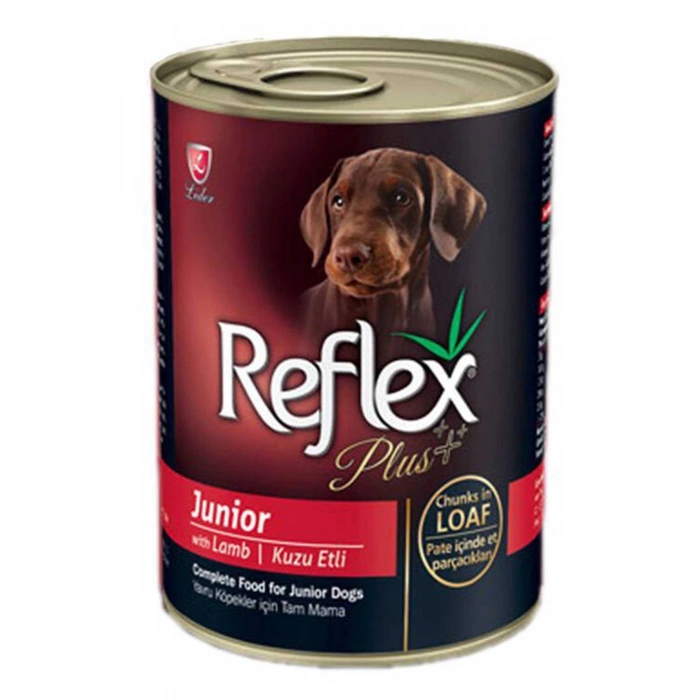 Reflex Plus Köpek Konserve Junior Kuzu Etli 400 gr