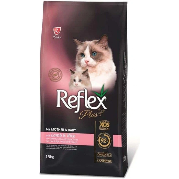 Reflex Plus Kuzu Etli Anne ve Yavru Kedi Maması
