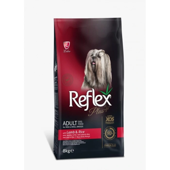 Reflex Plus Kuzulu Mini ve Küçük Irk Yetişkin Köpek Maması Açık 1 kg