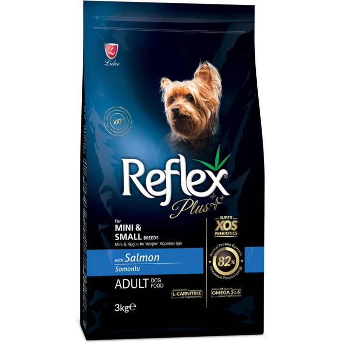 Reflex Plus Mini ve Küçük Irk Somonlu Yetişkin Köpek Maması 3kg