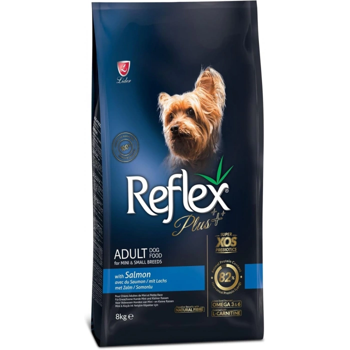 Reflex Plus Somonlu Mini ve Küçük Irk Yetişkin Köpek Maması 8 Kg