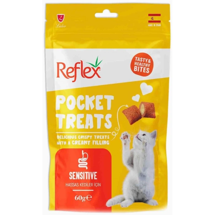 Reflex Pocket Treats Sensitive Kedi Ödül Maması 60gr
