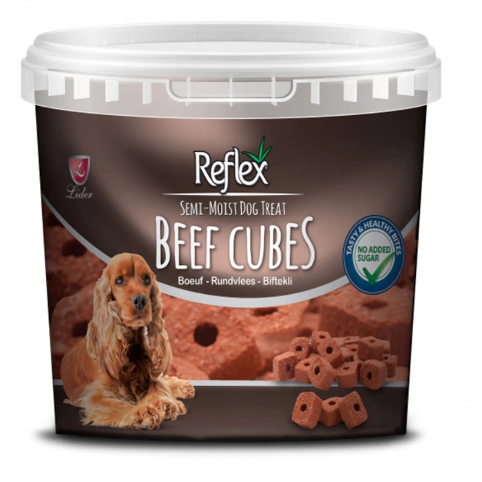 Reflex Semi-Moist Biftekli Küp Köpek Ödülü 500 Gr