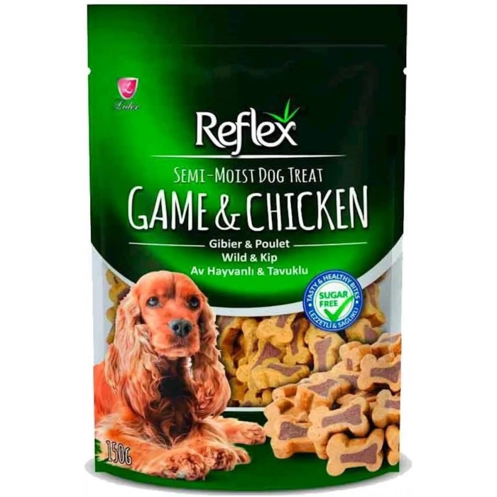 Reflex Semi-Moist Köpek Ödülü Av Hayvanı & Tavuk 150 gr