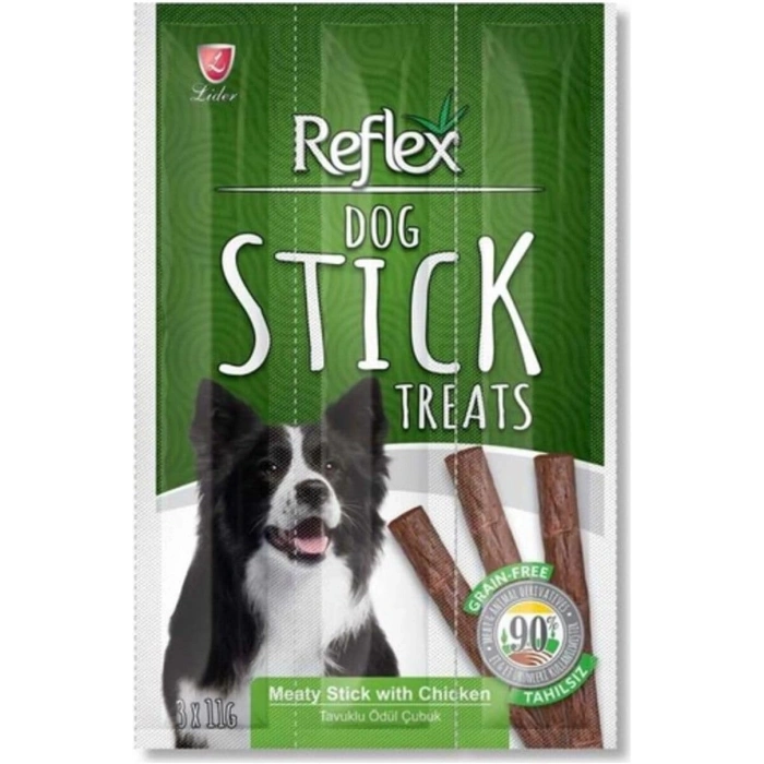 Reflex Tavuk Etli Köpek Ödül Çubuğu 11 Gr 3 Adet