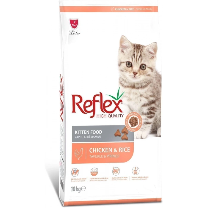Reflex Tavuklu ve Pirinçli Yavru Kedi Maması 10kg