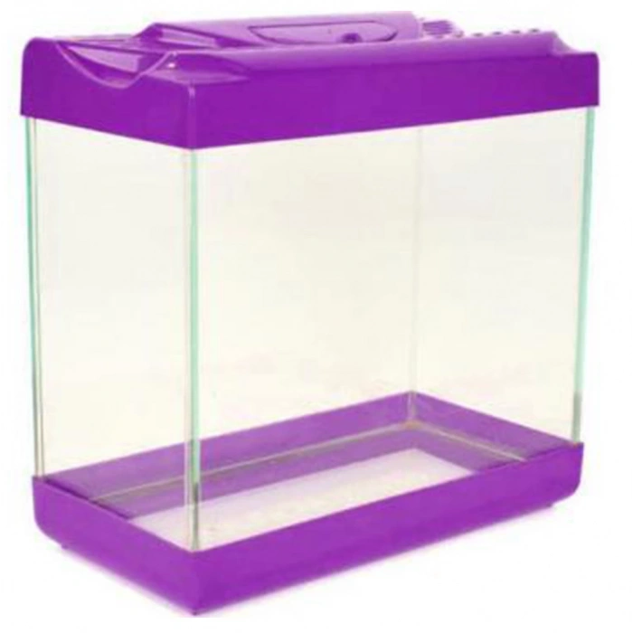 Renkli Kapaklı Akvaryum Büyük Boy