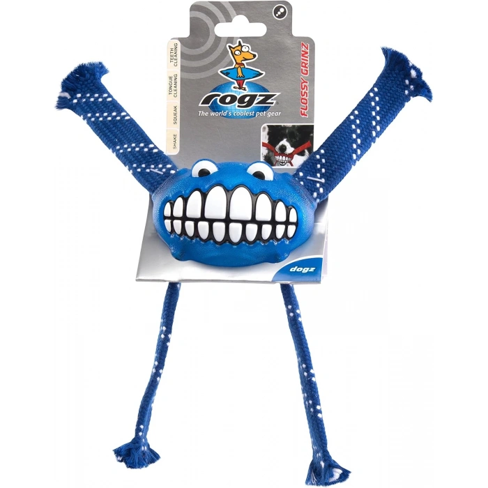 Rogz Toyz Grinz Flossy Large Mavi 24 Cm