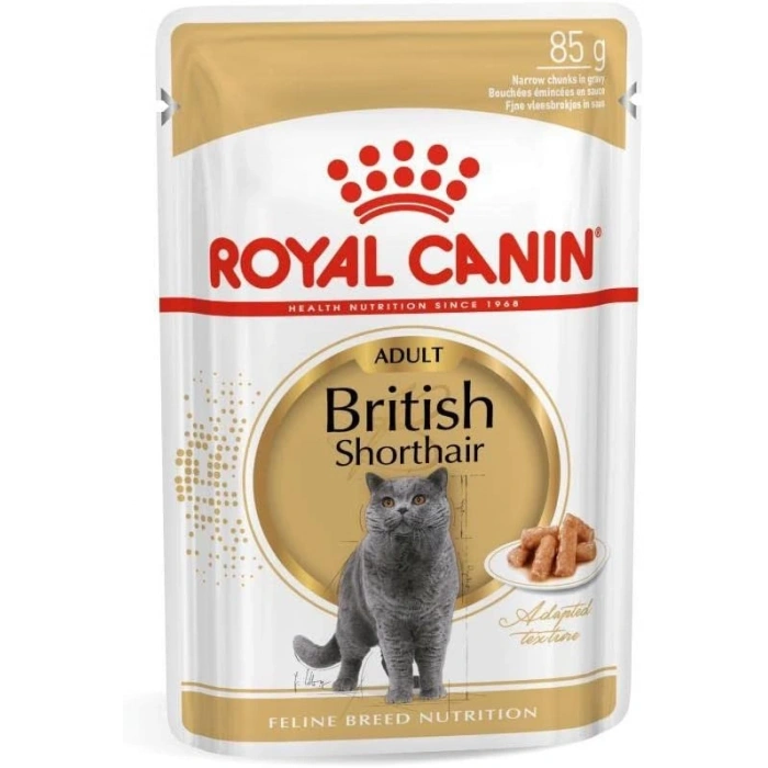 Royal Canin British Shorthair Yaş Mama Pouch 85gr