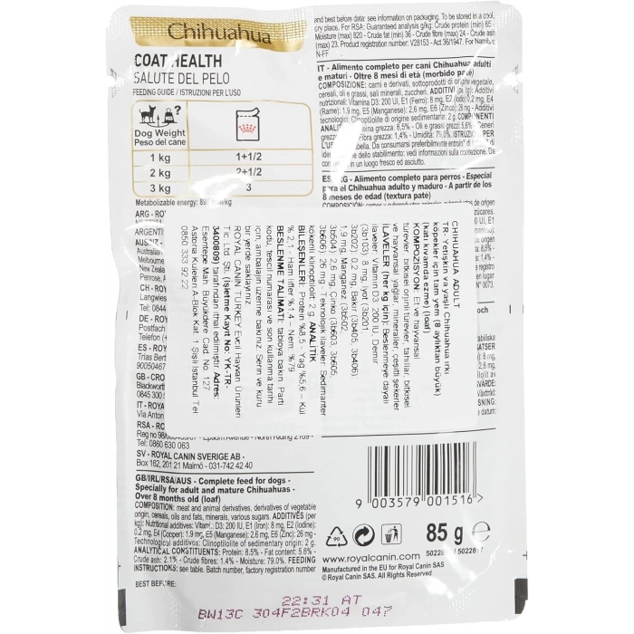 Royal Canin Chihuahua Adult Yaş Maması 85gr