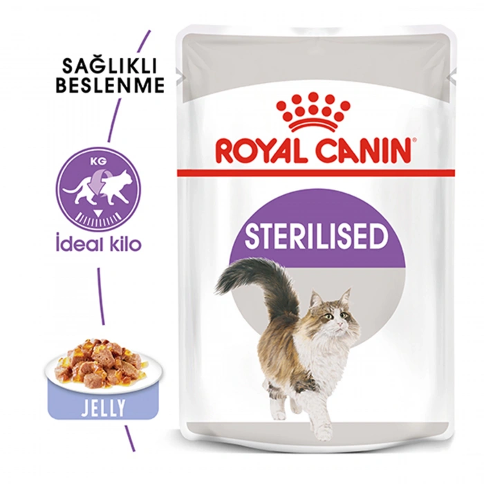 Royal Canin Jelly Sterilised Kısırlaştırılmış Yaş Kedi Maması 85gr