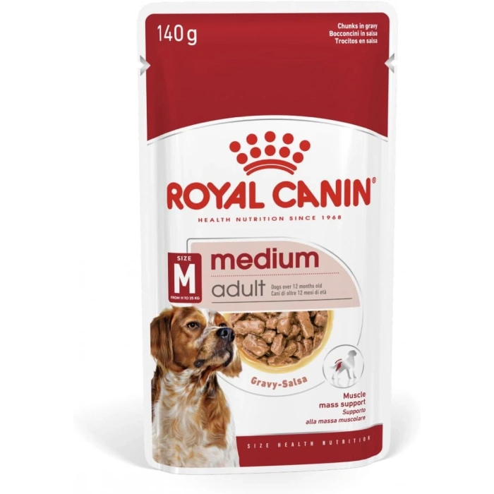 Royal Canin Sos İçinde Orta Irk Yetişkin Köpek Konservesi 140gr