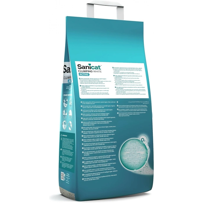 Sanicat Active Marsilya Sabunu Kokulu Topaklaşan Kedi Kumu 10Lt