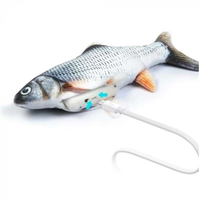 Şarjlı Hareket Eden Balık Peluş Oyuncak 30x13,5 cm
