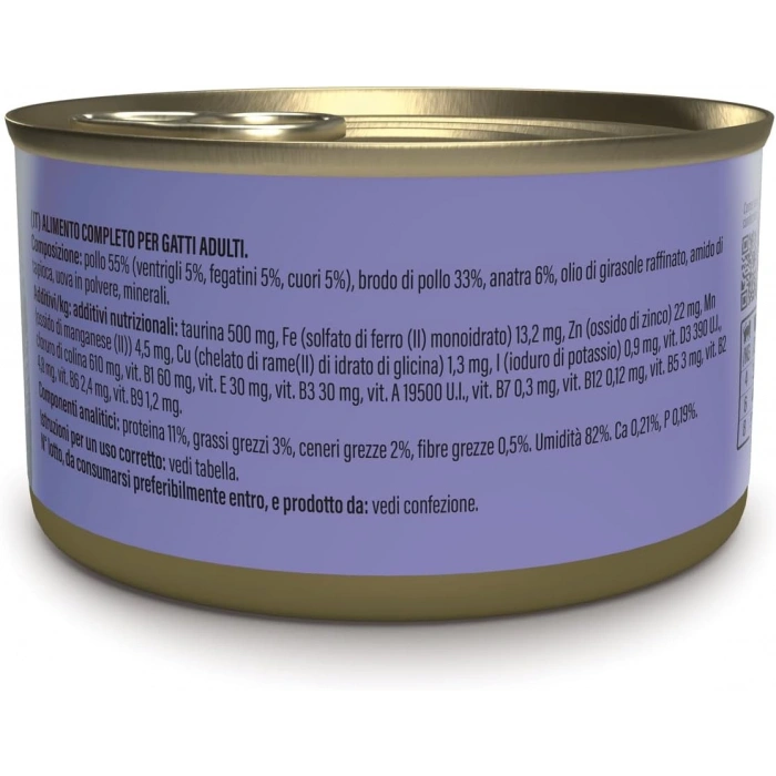 Schesir After Dark Pate Tavuk ve Ördekli Yetişkin Kedi Konservesi 80gr