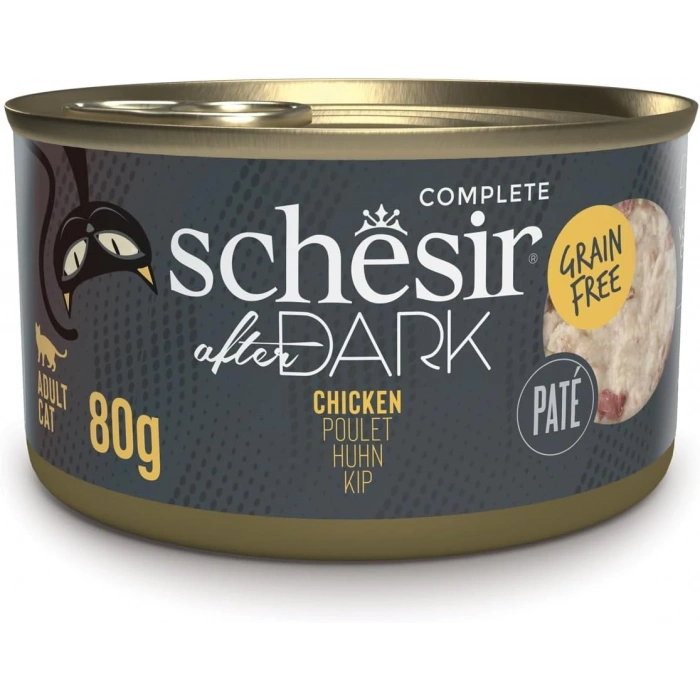 Schesir After Dark Pate Tavuklu Kedi Konservesi 80gr