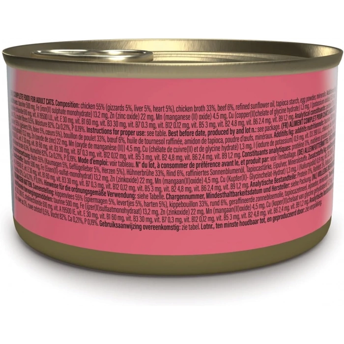 Schesir After Dark Pate Tavuklu ve Sığır Etli Kedi Konservesi 80gr