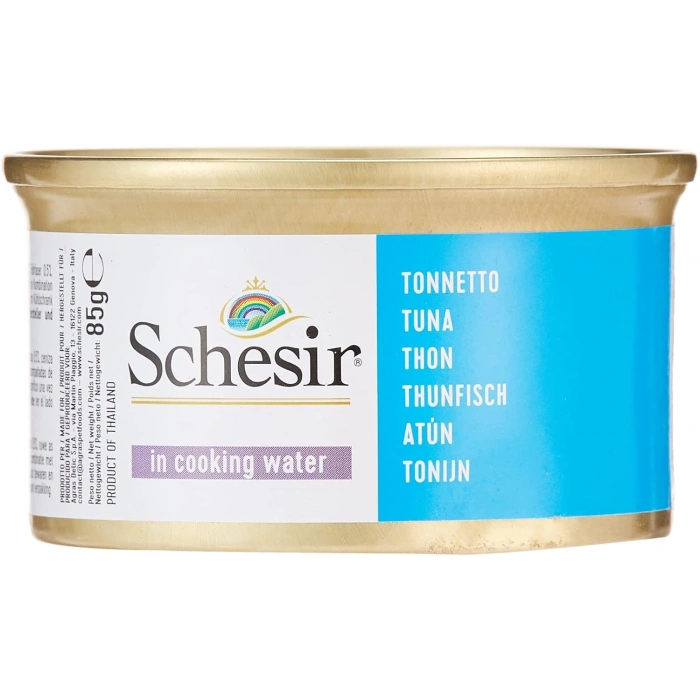Schesir Ton Balıklı Naturel Yetişkin Kedi Yaş Maması 85gr