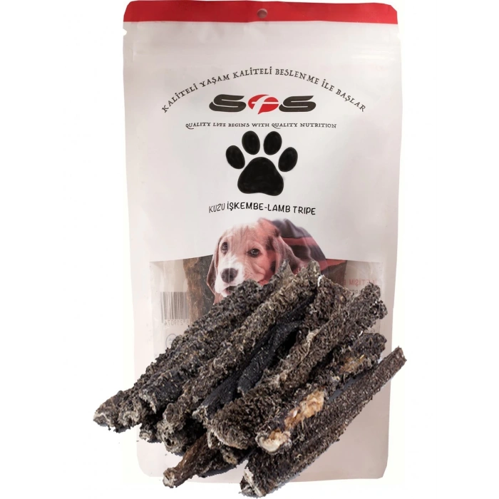 Sfs Kurutulmuş Dana İşkembe 100 gr Köpek Ödülü