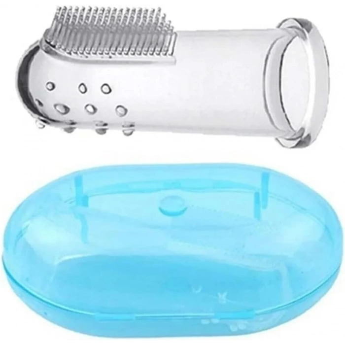 Silikon Kedi Köpek Parmak Diş Fırçası