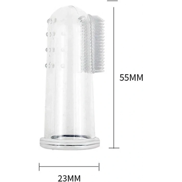 Silikon Kedi Köpek Parmak Diş Fırçası