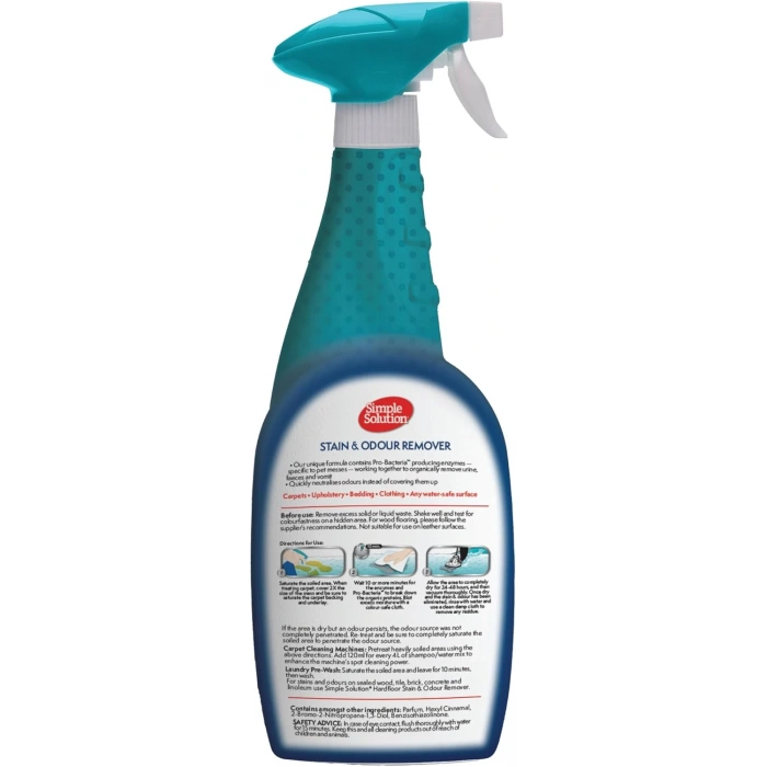 Simple Solution Köpek Leke ve Koku Giderici Sprey 750ml