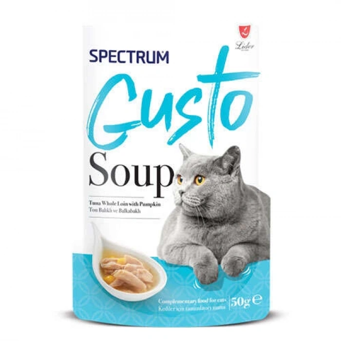 Spectrum Gusto Ton Balığı Bal Kabaklı Kedi Çorbası 50gr