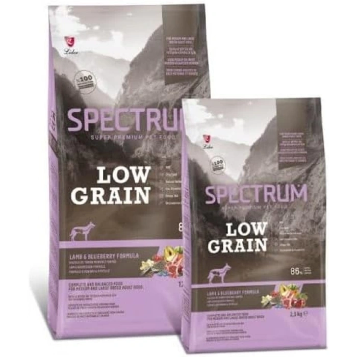 Spectrum Low Grain Medium&Large Adult Breed Lamb&Blueberry Açık 1kg